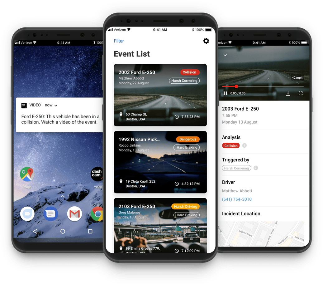 Reveal mobile apps Verizon Connect