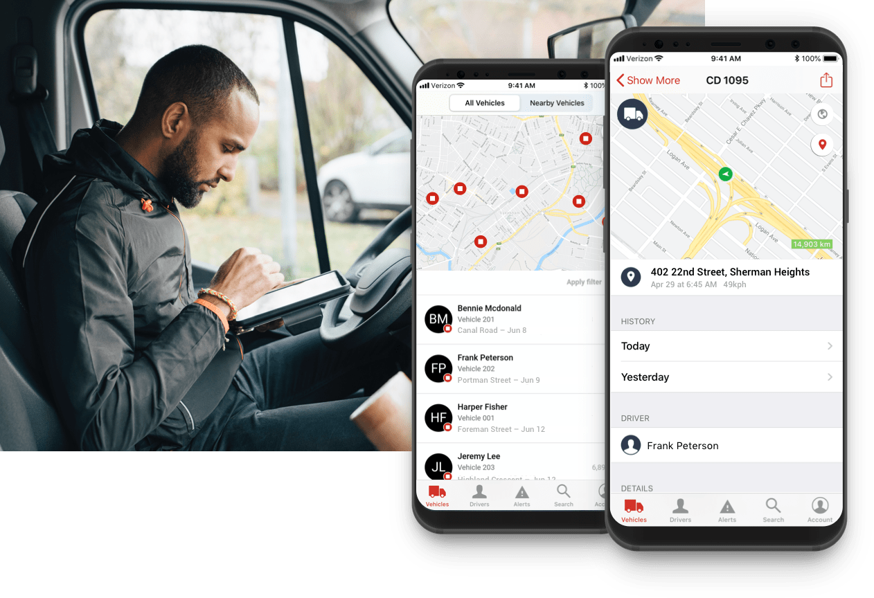 GPS Fleet Tracking Management Software Verizon Connect Australia