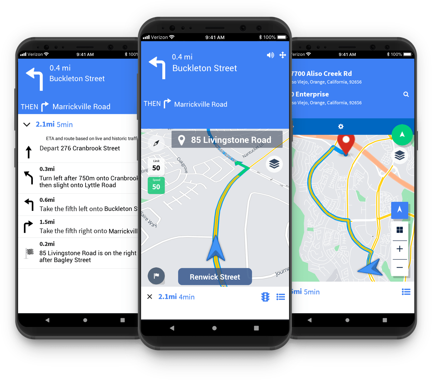 Reveal mobile apps Verizon Connect