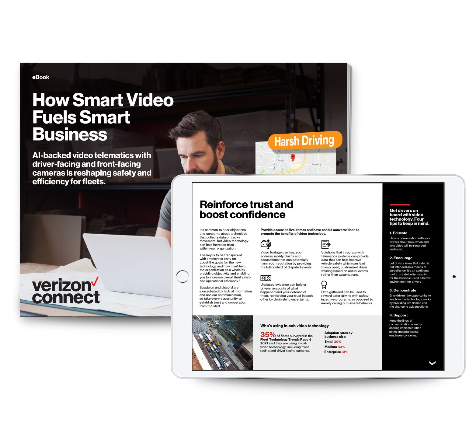 Fleet Dash Cams For Trucks And Commercial Vehicles Verizon Connect