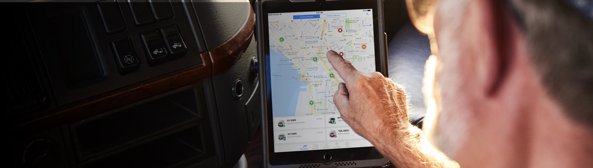 Soluções avançadas de localização de veículos