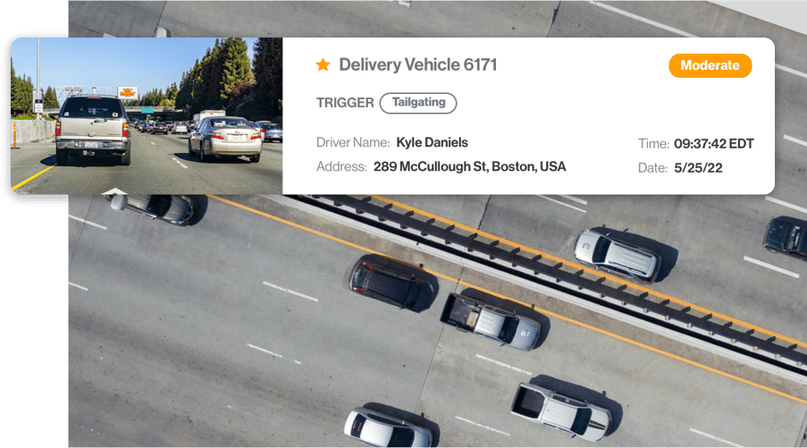 Fleet dashcam for Commercial Vehicles Verizon Connect